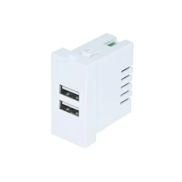 Abụọ Port TypeA+A Usb Charger Socket Module 2.1A