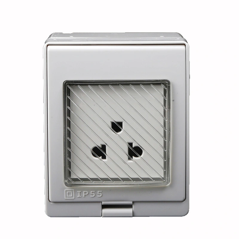 IP55 Series US Standard Waterproof Socket nwere mgba ọkụ