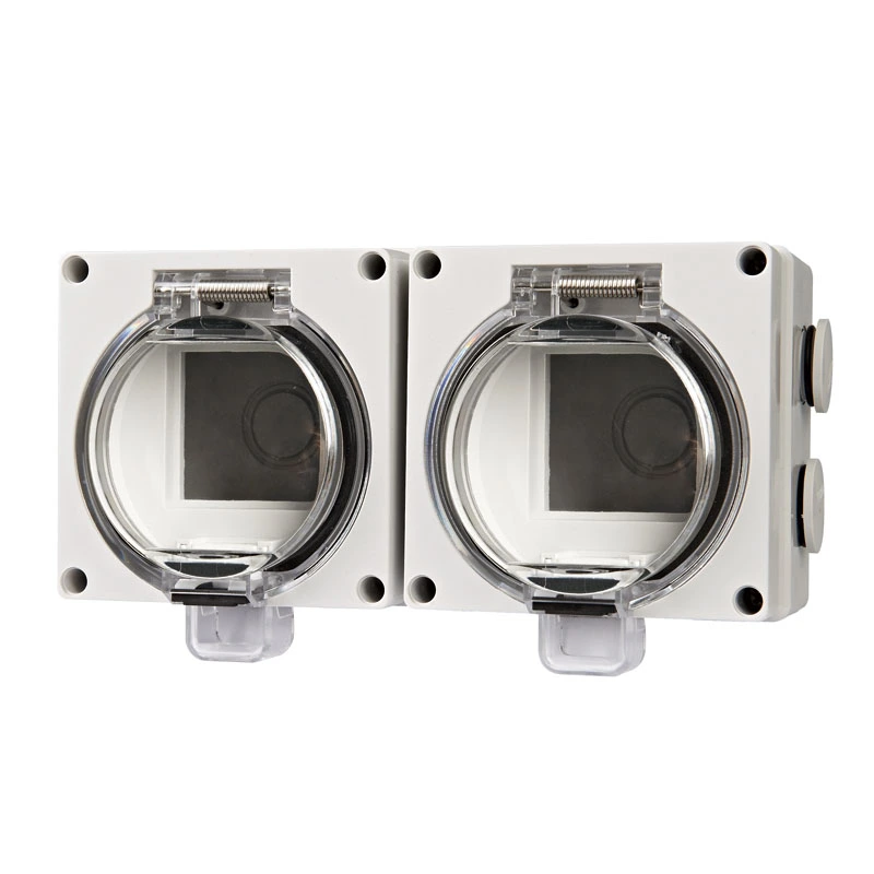 IP66 Series Waterproof Socket 2 Modul oghere oghere